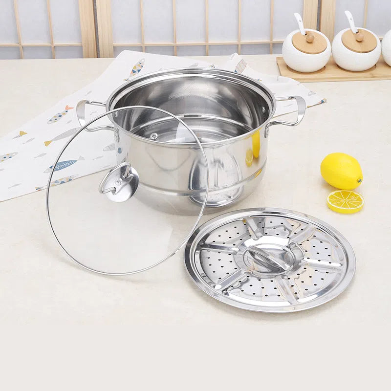 18 Piece Stainless Steel Cookware Set