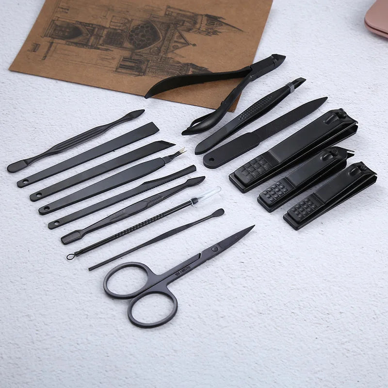 15pcs Stainless Steel Beauty Kit