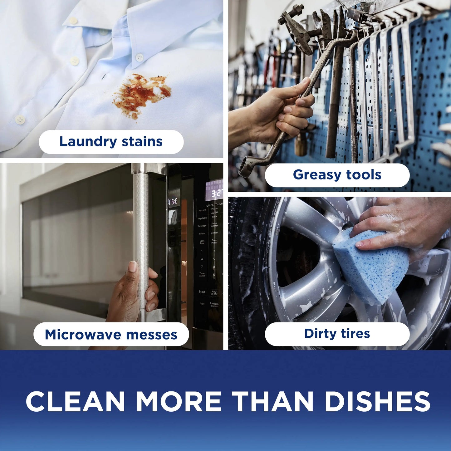 4 pack Free & Clear Dawn Dish Soap Lemon 24.3 fl oz