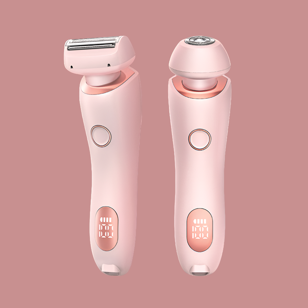 2 In 1 Hair Removal Epilator USB Rechargeable Trimmer For Women